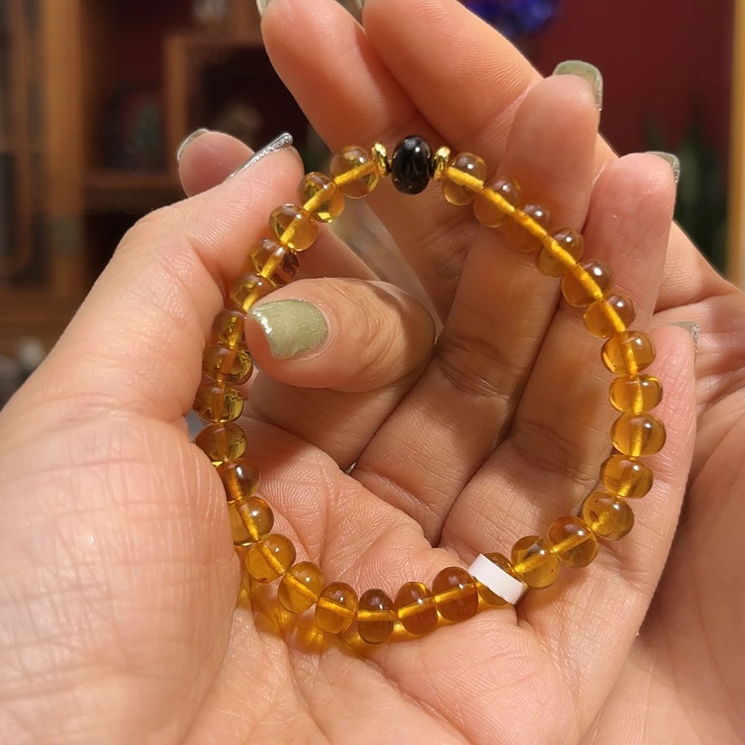 未镶嵌琥珀裸石撫順琥珀20639-1七