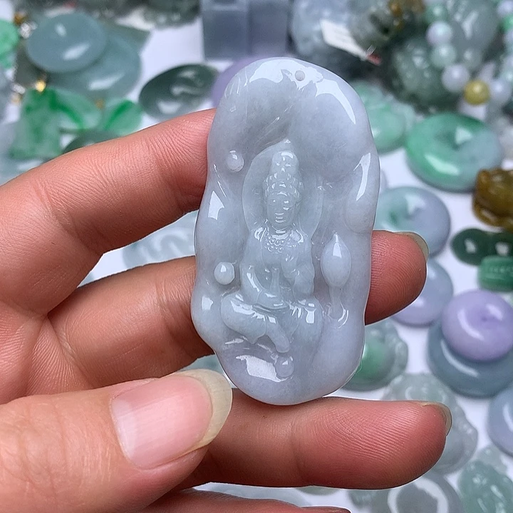 翡翠未镶嵌颈饰天然翡翠