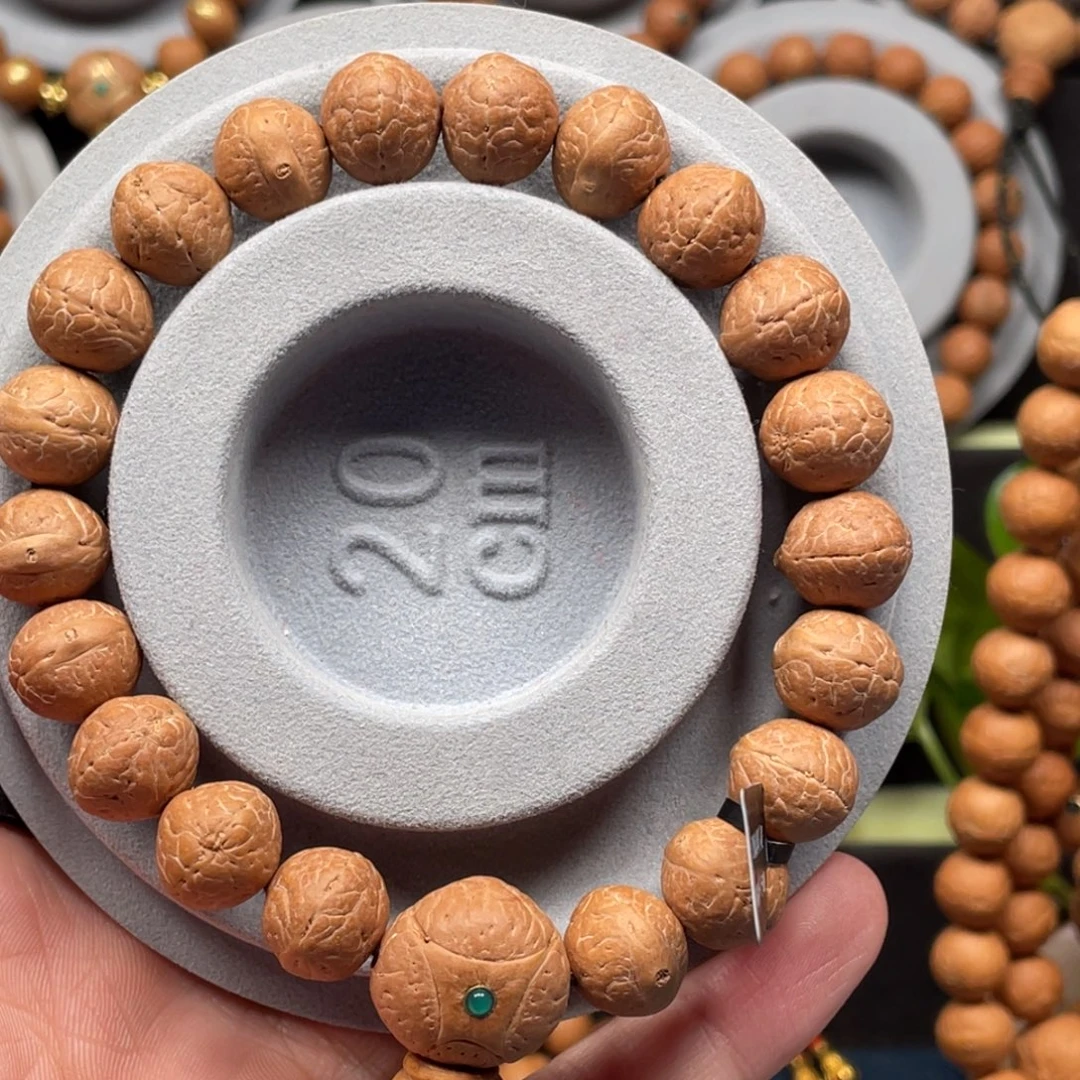 凤眼菩提手串尼泊尔实心