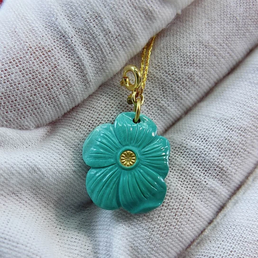 未镶嵌绿松石珠宝奇石