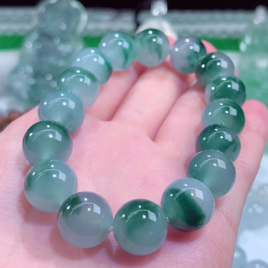 手链翡翠未镶嵌天然缅甸a货翡翠