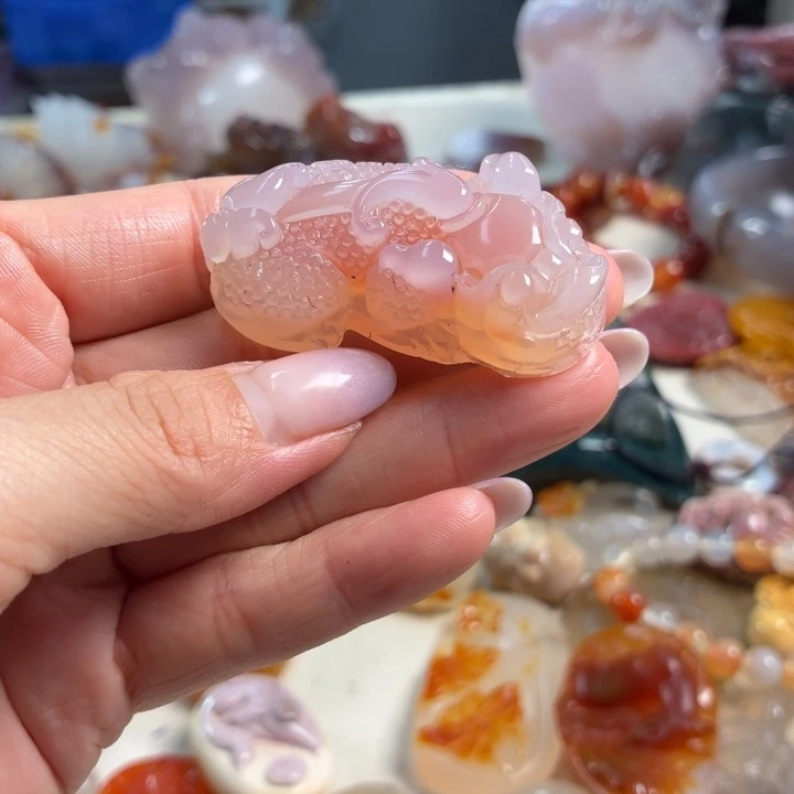 玛瑙/玉髓未镶嵌吊坠(不含链)