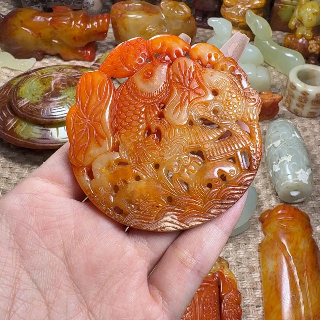 白玉菩提吊坠挂件