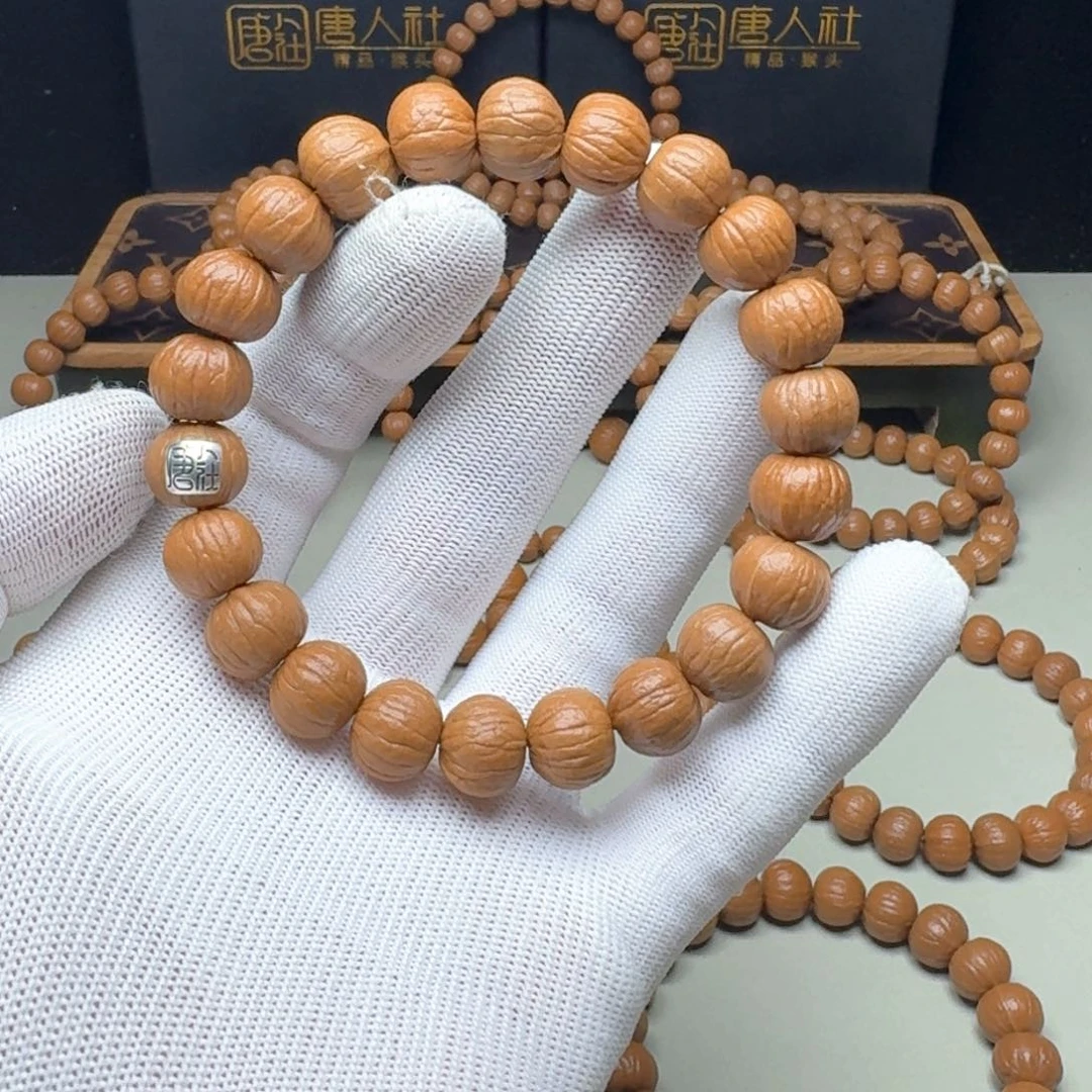 猴头核桃手串13小银标款微瑕款南瓜