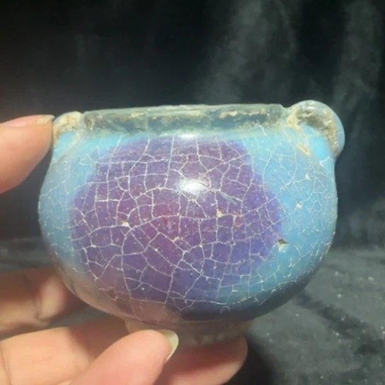 瓷器钧瓷小罐子nf