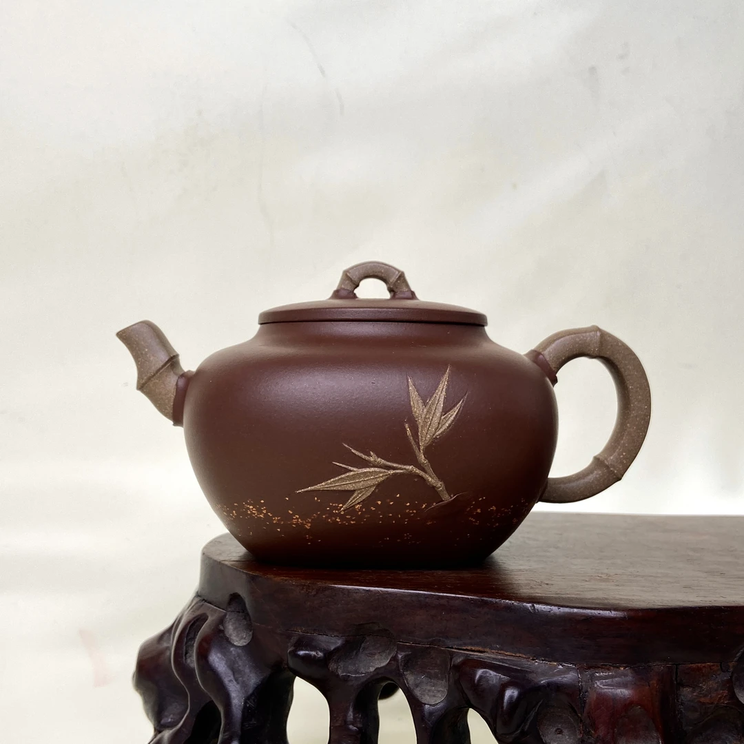 宜兴手工紫砂陶 （刘彩萍）茶壶GP0033-5