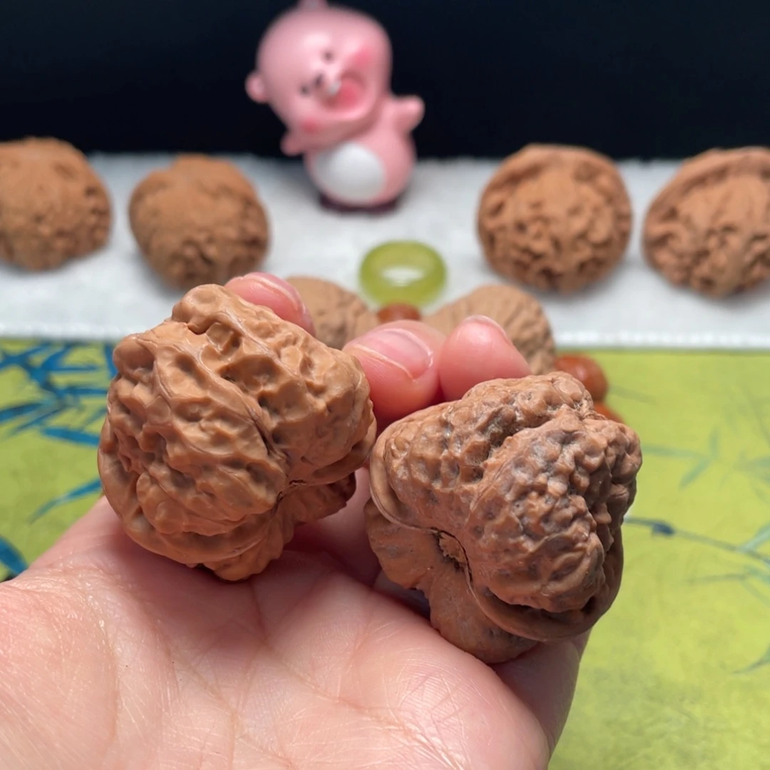 3***思文玩核桃吊坠蛤蟆头