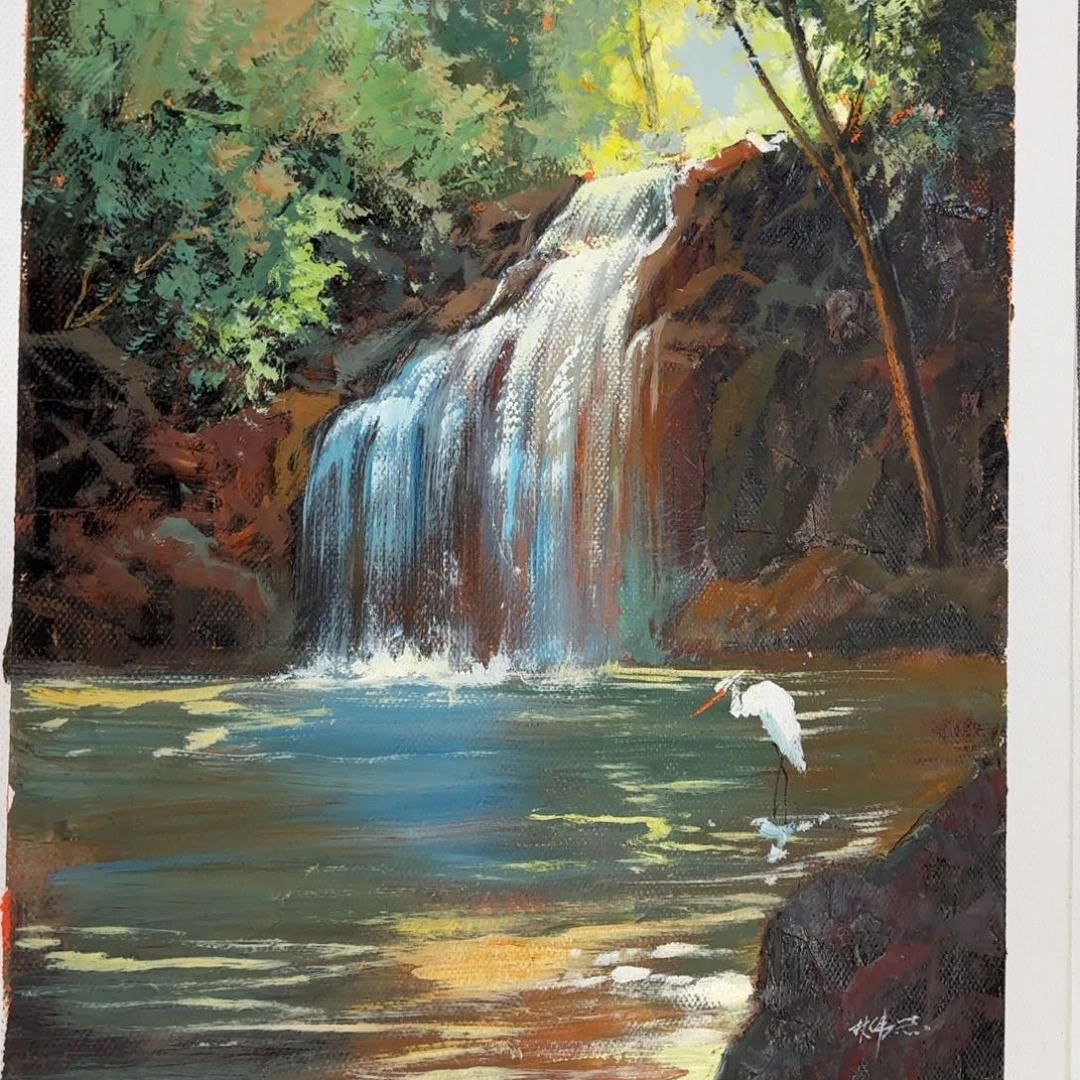 油画加油加油努力加油加油