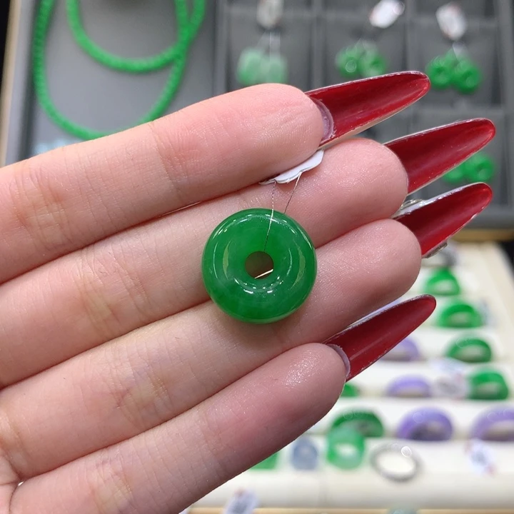 未镶嵌戒指翡翠面包圈