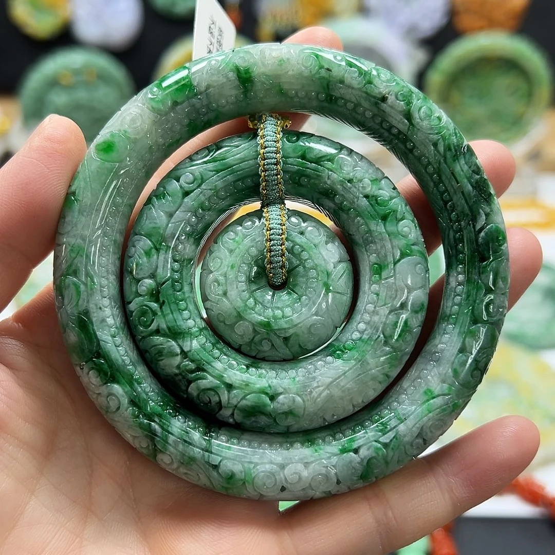 翡翠未镶嵌手镯手镯套装