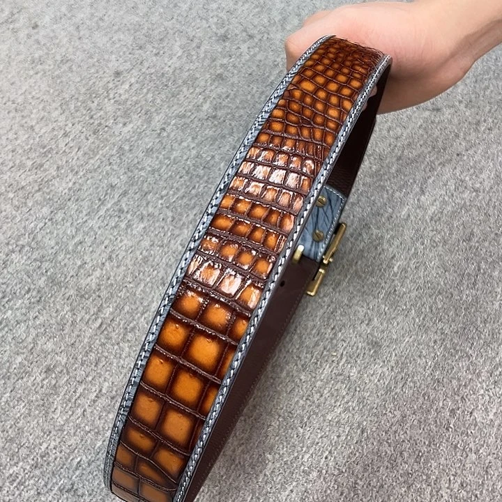 125长度稀有皮腰带