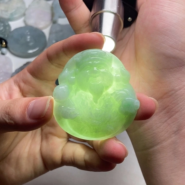 颈饰未镶嵌翡翠财爷24