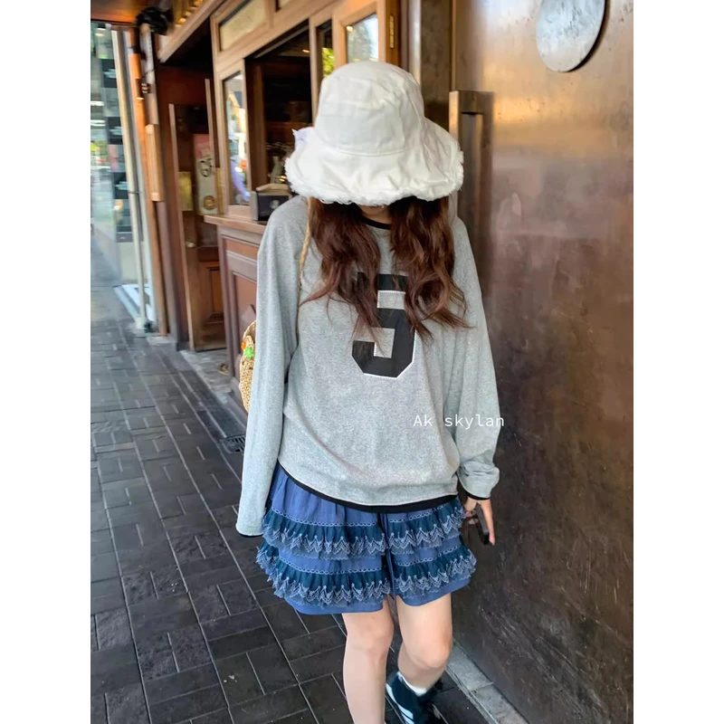 ONEXH·2025年春季新款重工刺绣花边蛋糕裙短裙女韩系半身裙子