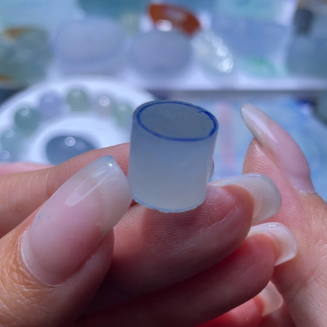 定制翡翠未镶嵌卡12➕珠子