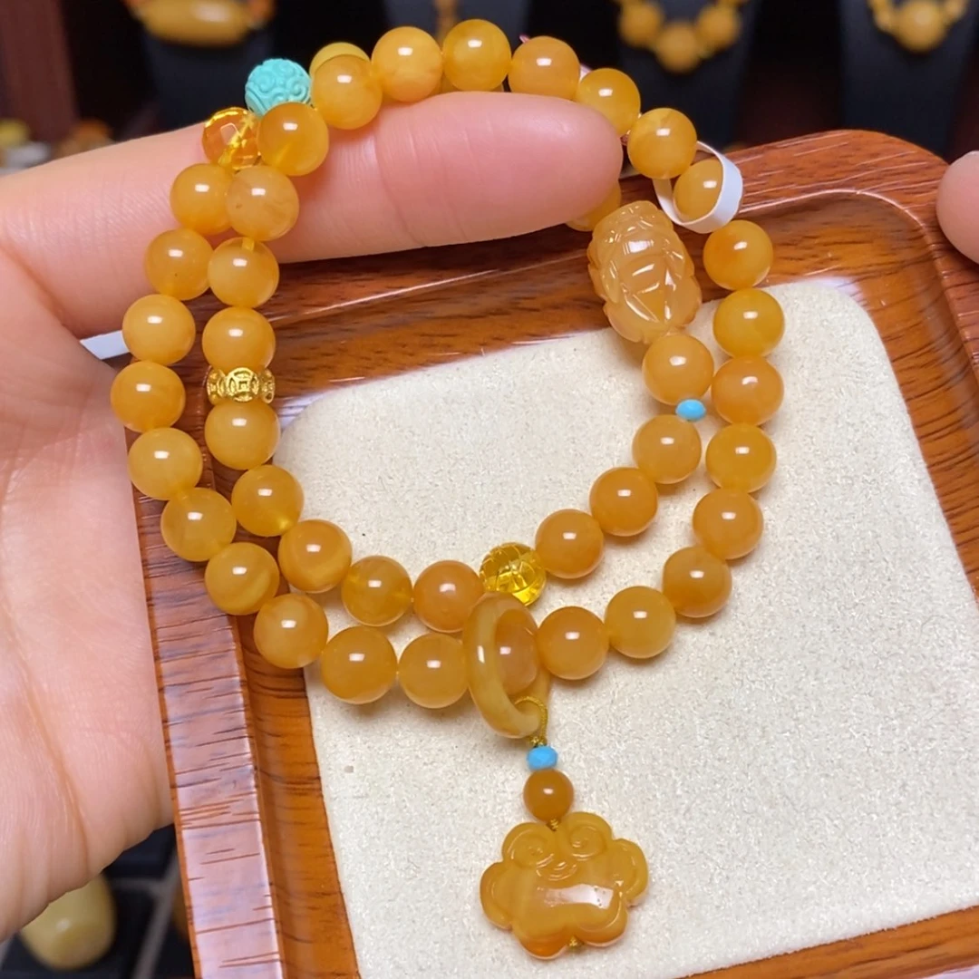 【闪购商品】蜜蜡手链未镶嵌手串