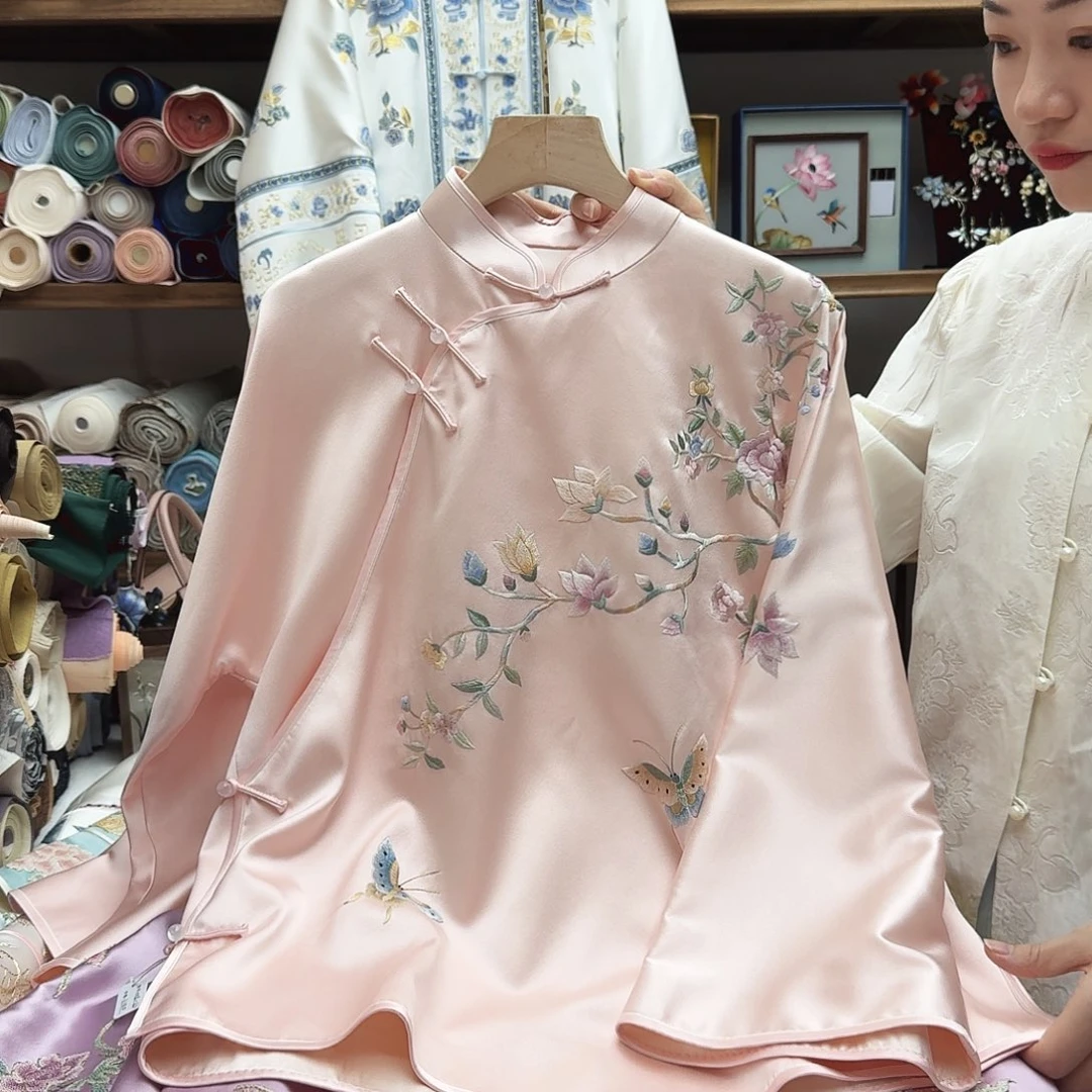 苏绣太太服5胸围108衣长62