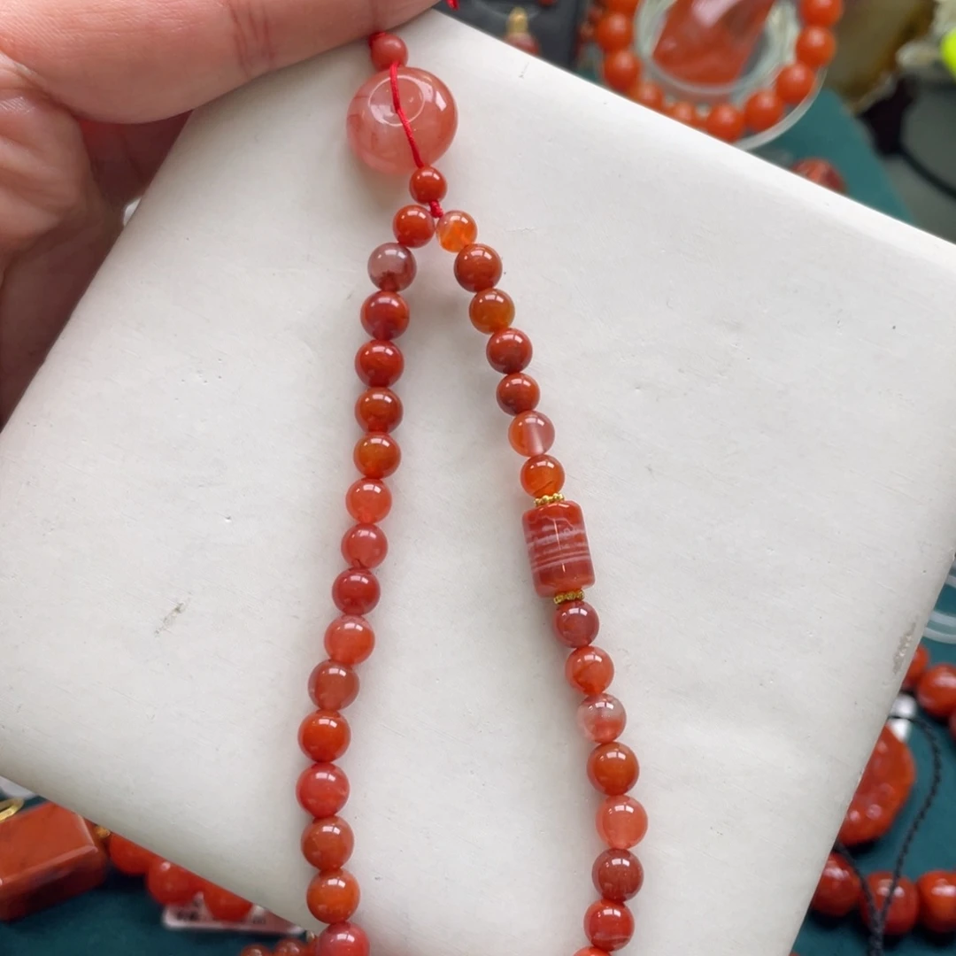南红玛瑙未镶嵌川料南红手工编织手机挂
