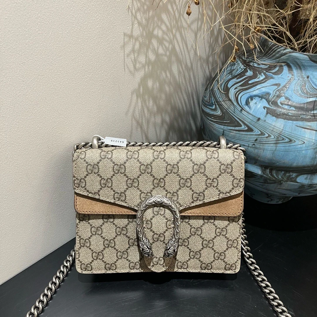 95新 GUCCI/古驰 Gucci酒神小号时尚百搭酒神包15975208