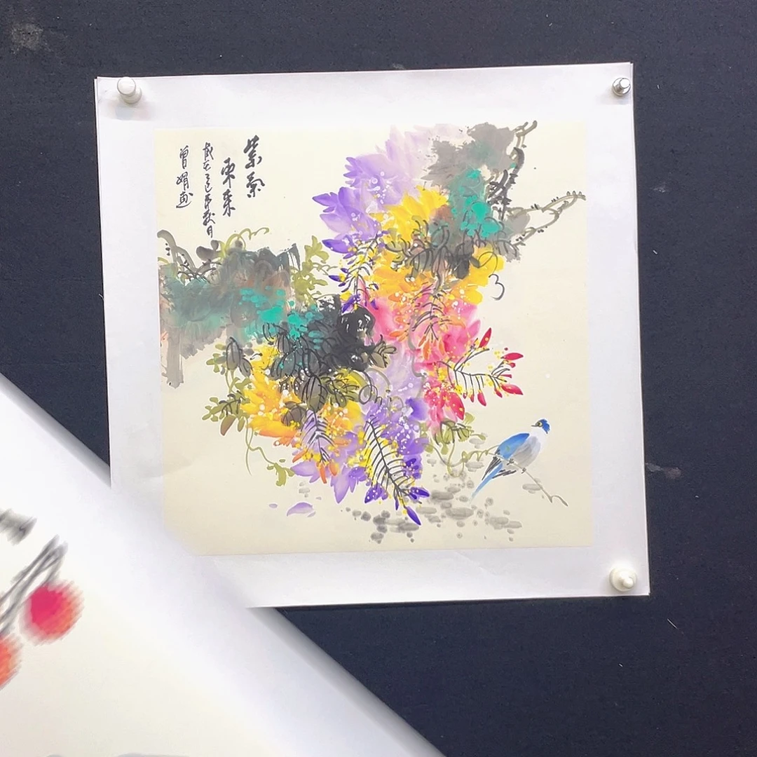 国画手绘国画，精品斗方