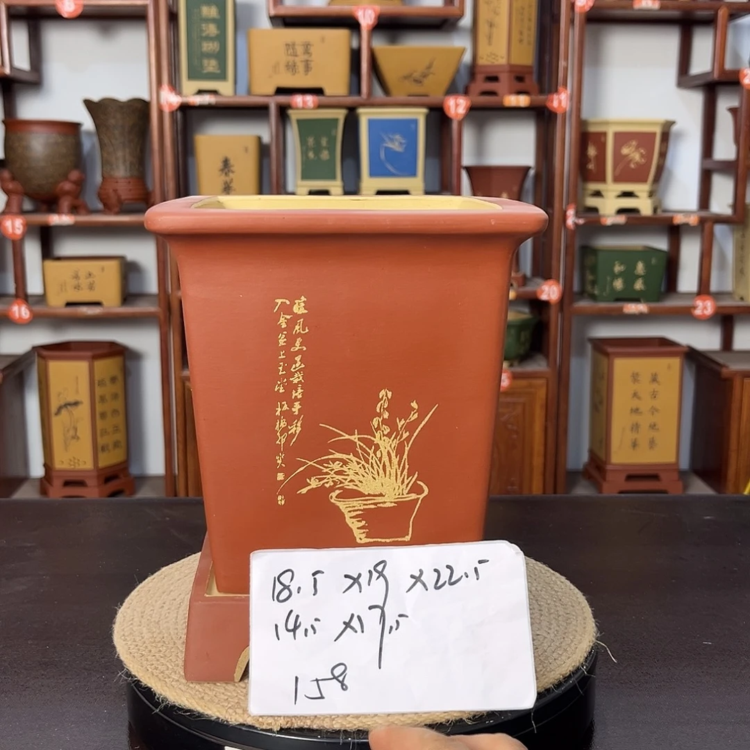 紫砂花盆紫砂花盆
