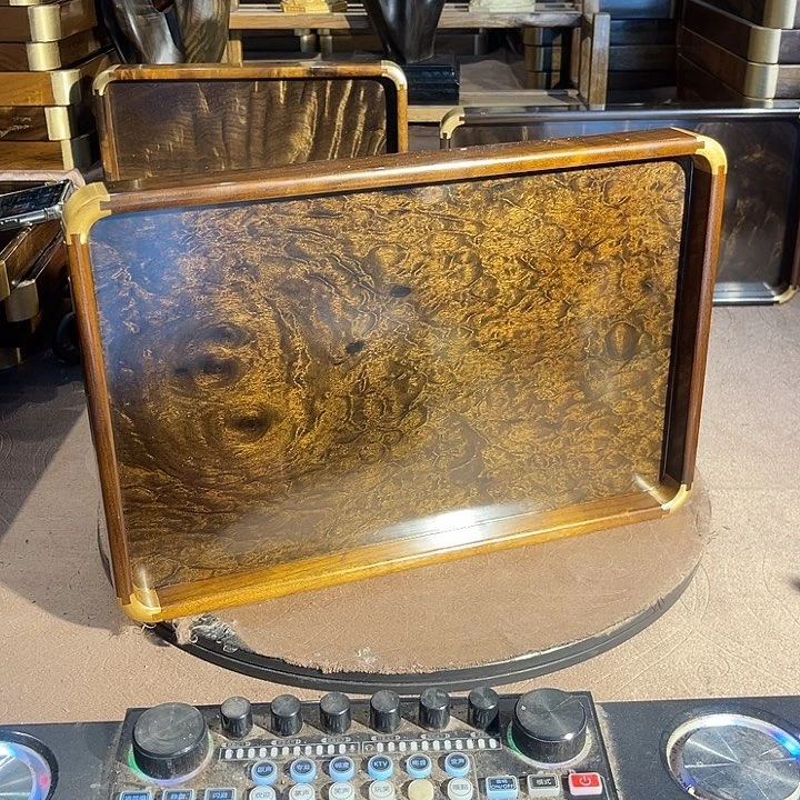 金丝楠?***?金丝楠木文盘