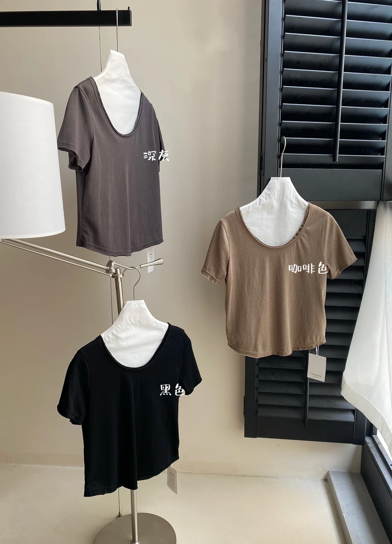 小个子定制人手两件舒服做旧柔软T