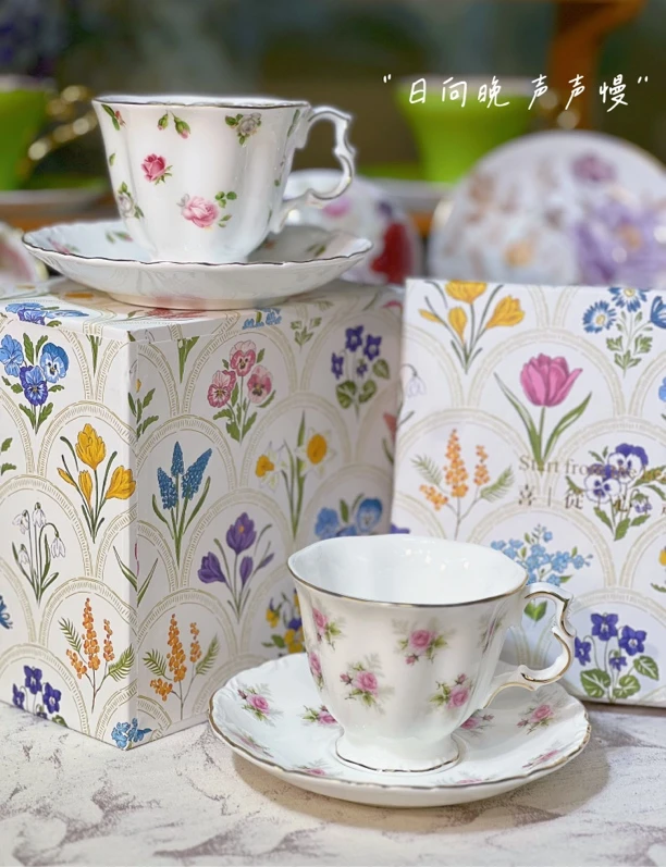 碟套装送闺蜜生日礼下午茶必备陶瓷咖啡杯精致