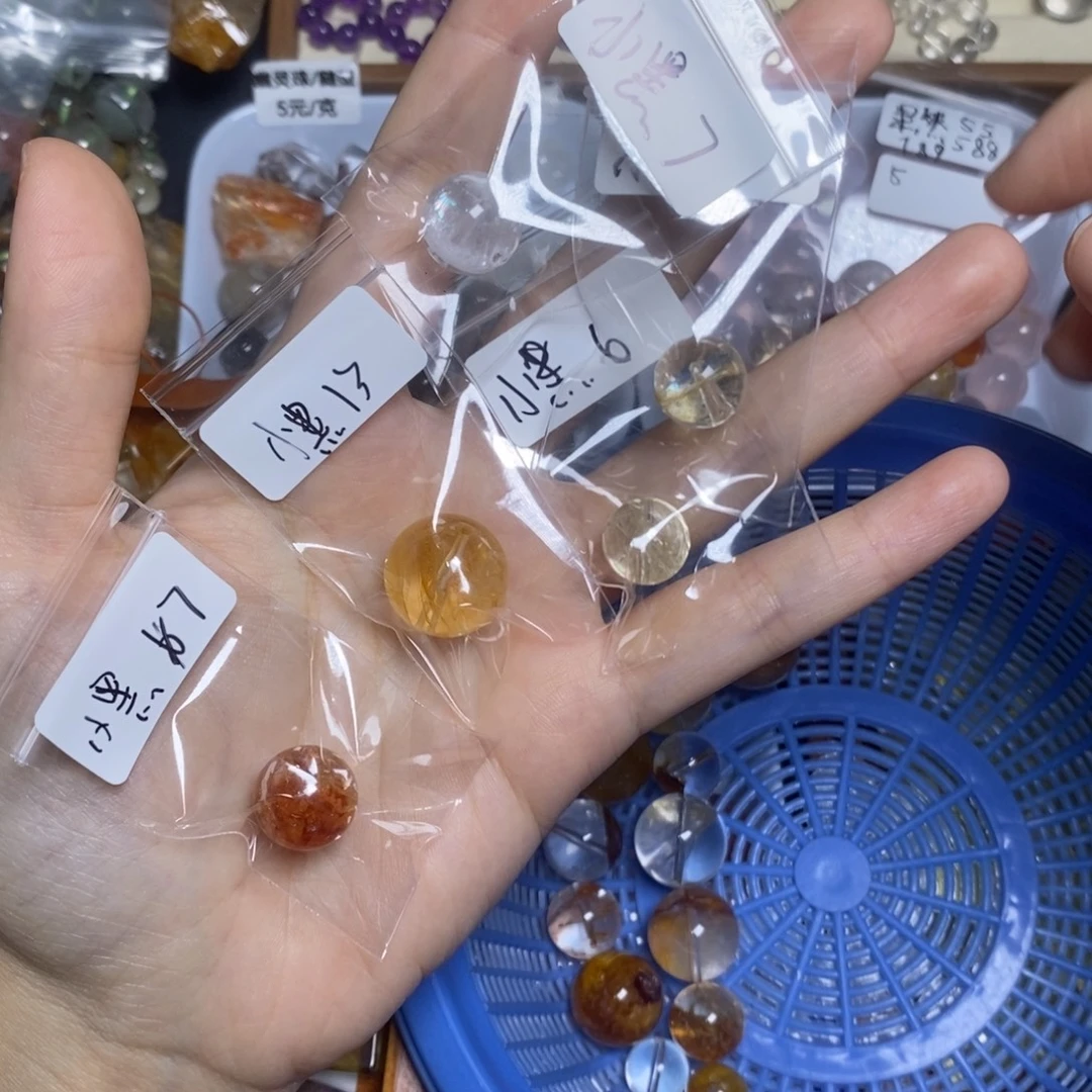 小***黑水晶手链未镶嵌散珠