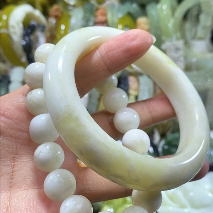 未镶嵌岫玉岫玉手镯60