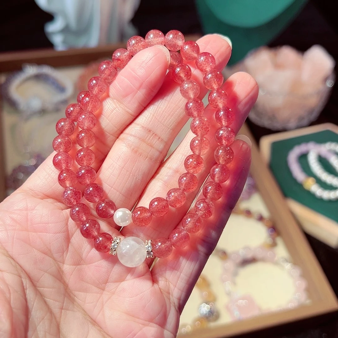 水晶手链未镶嵌草莓