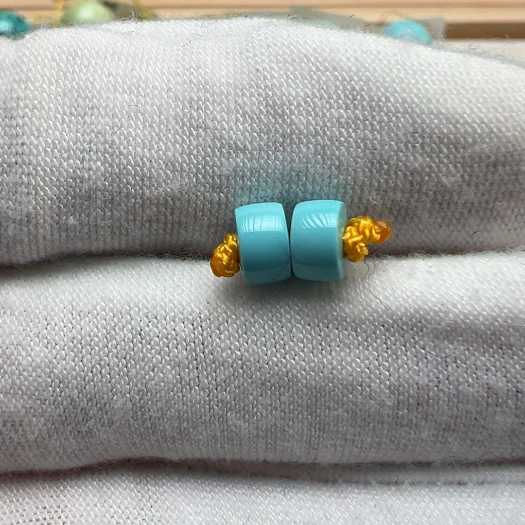 绿松石未镶嵌配饰5.4*3.3