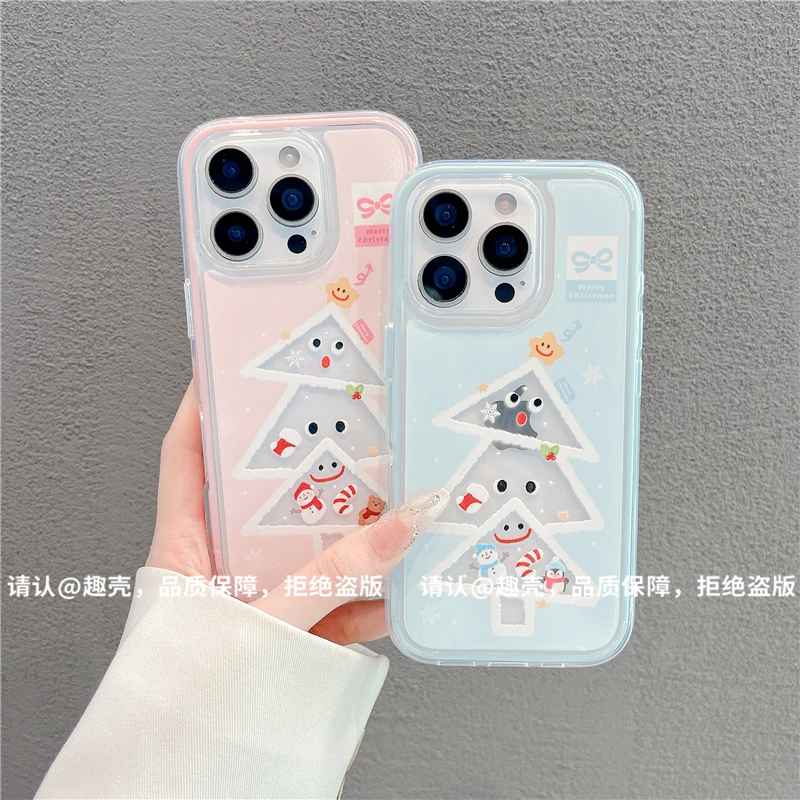 三合一炫彩适用苹果iPhone17/华为荣耀/OPPO/VIVO/小米手机壳爆款