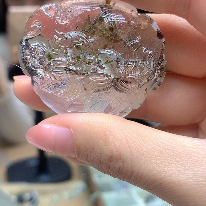 水晶吊坠(不含链)未镶嵌