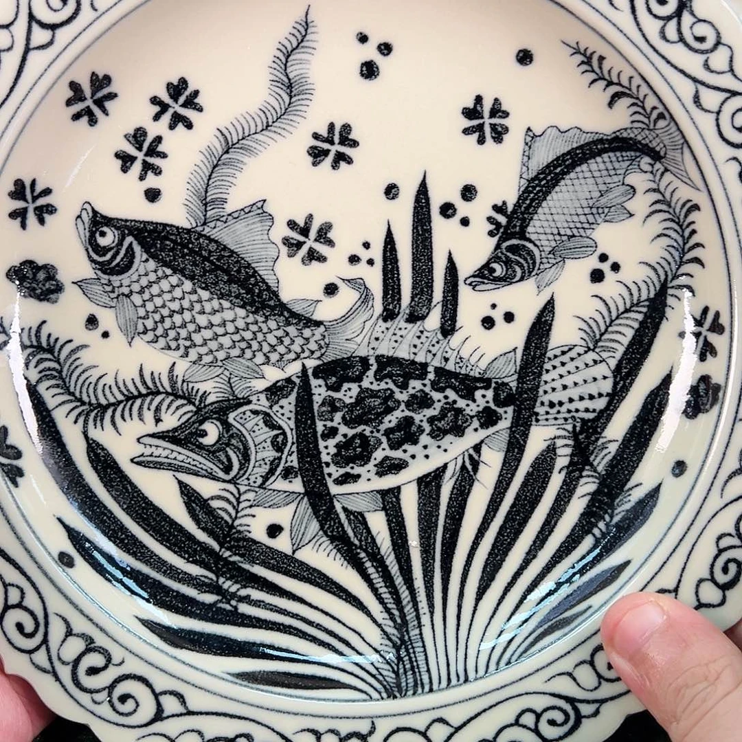 陶景德镇手工手绘陶瓷