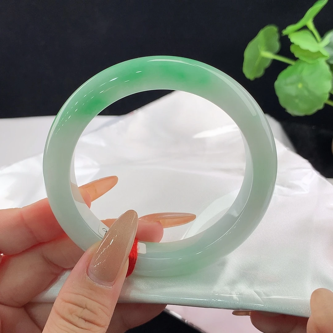 翡翠未镶嵌手镯正61/62