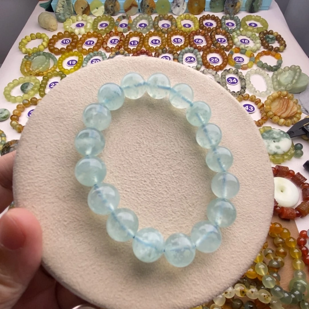 阿***布蛇纹石玉未镶嵌手串