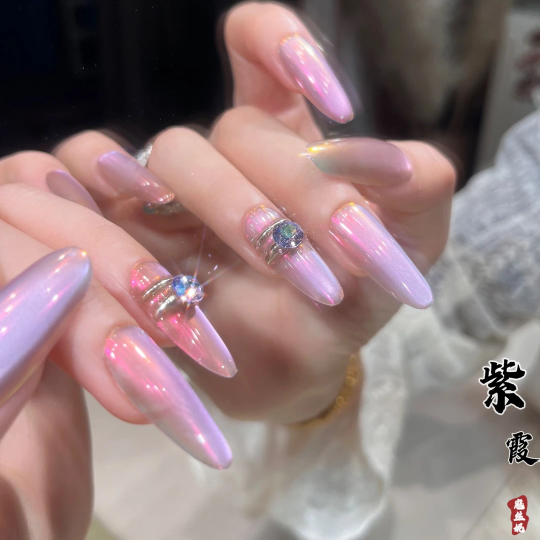 顶奢色胶@【紫霞】寇丝妮 纯手工穿戴式美甲