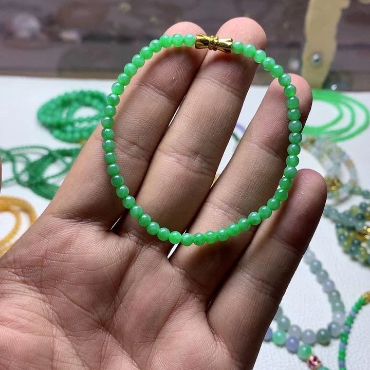 定制翡翠未镶嵌缅甸翡翠a货卡3.9