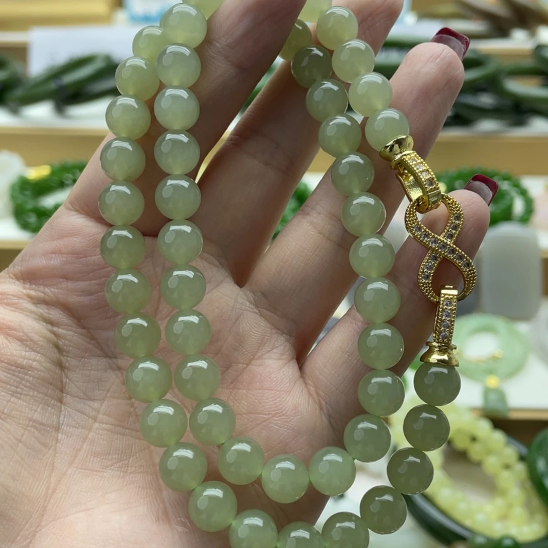 和田玉未镶嵌手链