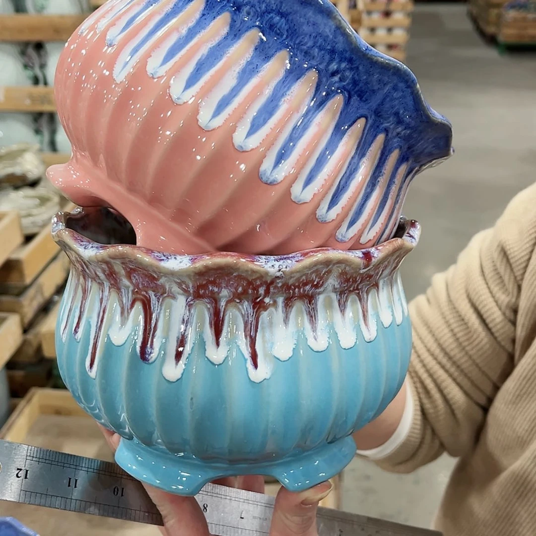 【闪购商品】陶瓷陶瓷多肉植物花盆