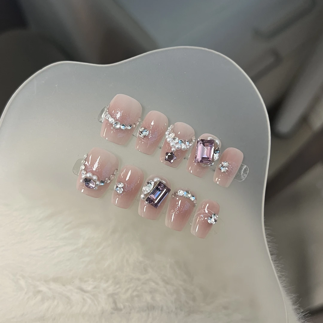 本宫指义【B110/施华】穿戴甲纯手工 爆款施华钻