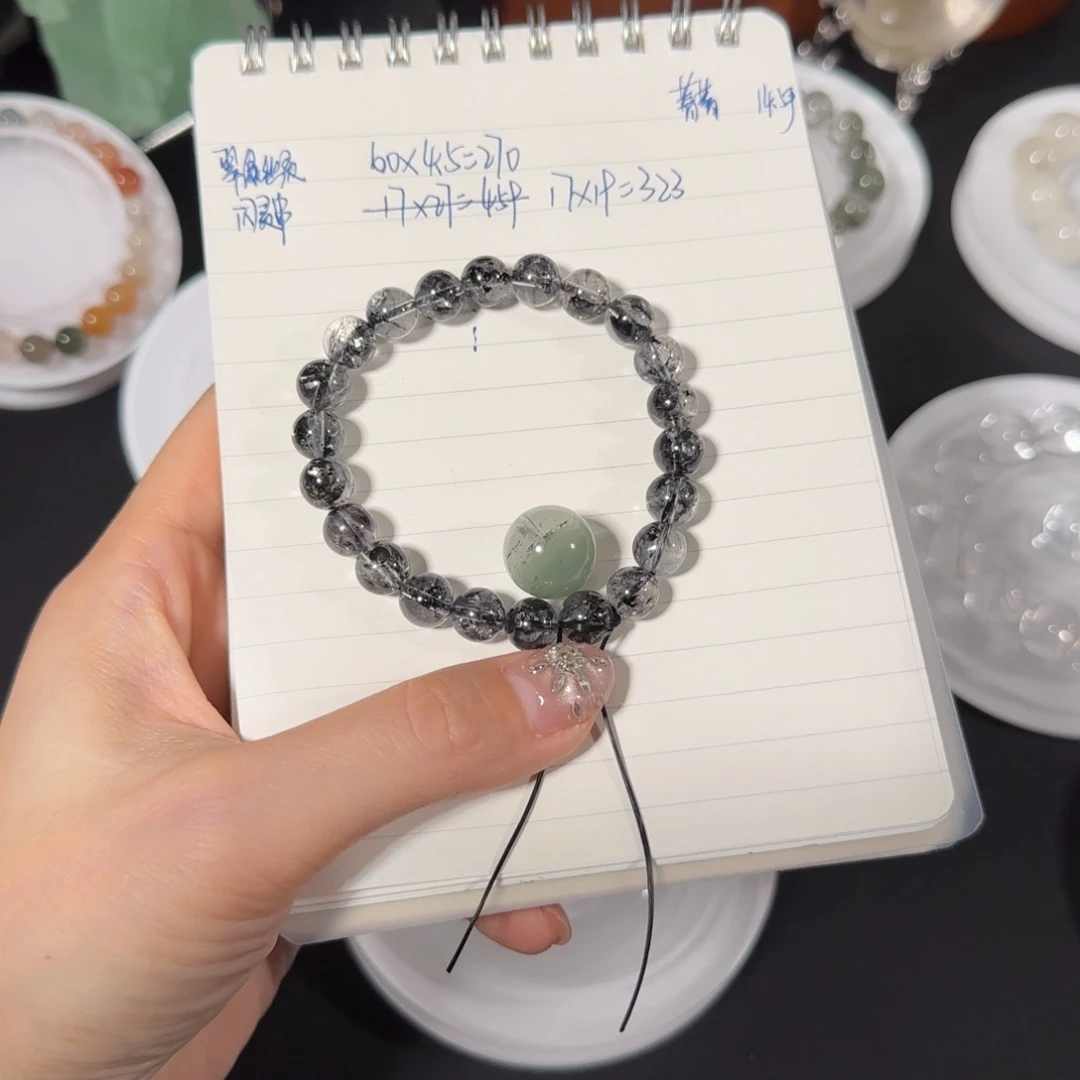 水晶直播间水晶DIY银S925镶嵌菁****苦