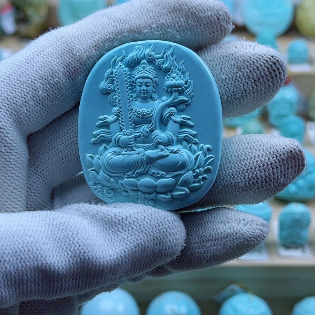 绿松石未镶嵌珠宝奇石