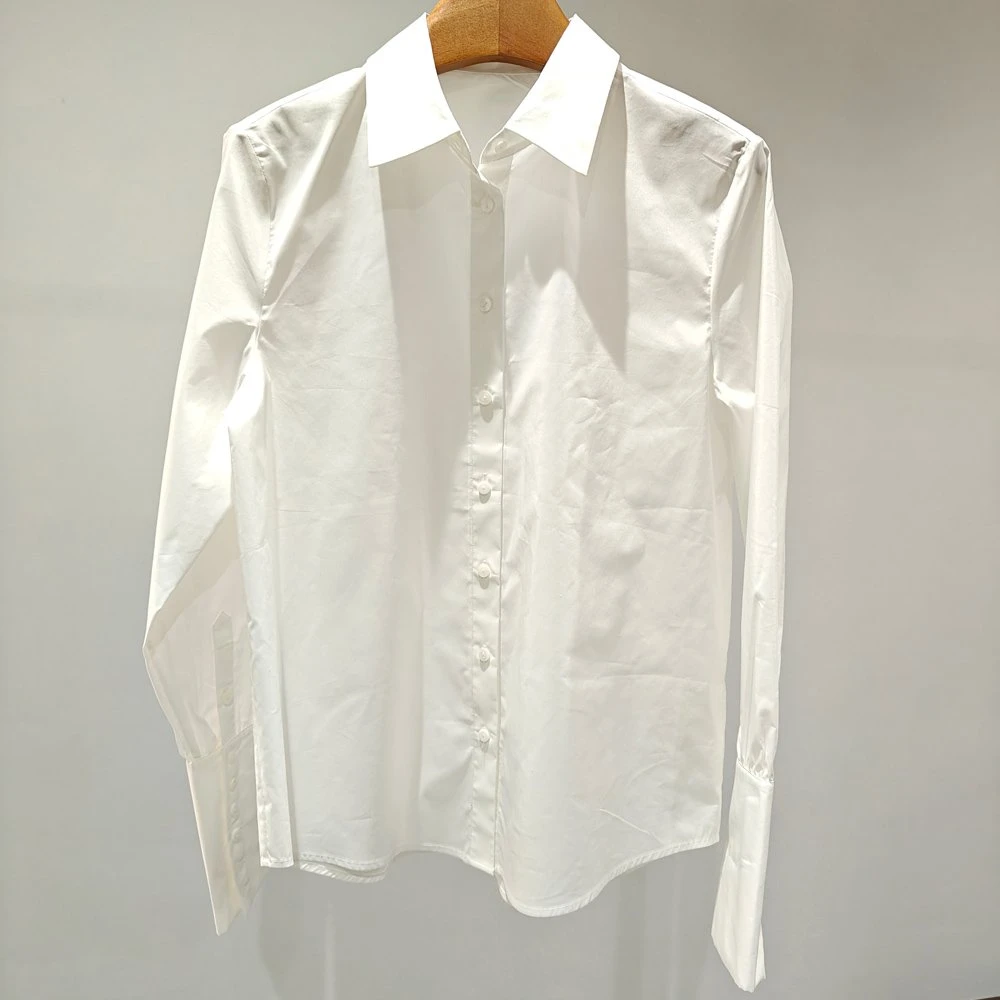 基础百搭时尚休闲纯色棉衬衫/K0950