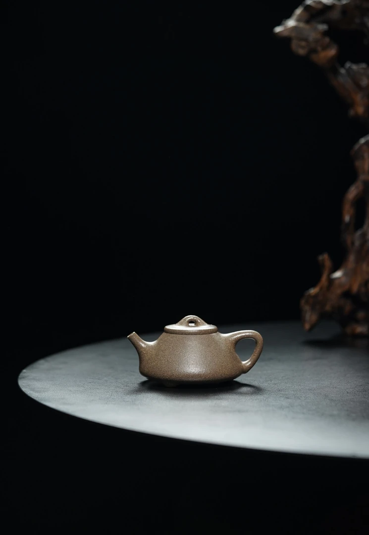 泰斗级桃花泥紫砂茶壶茶壶紫砂（石瓢）155cc