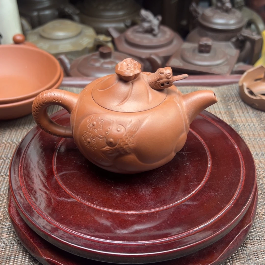紫砂茶壶宜兴原矿紫砂壶150毫升容量