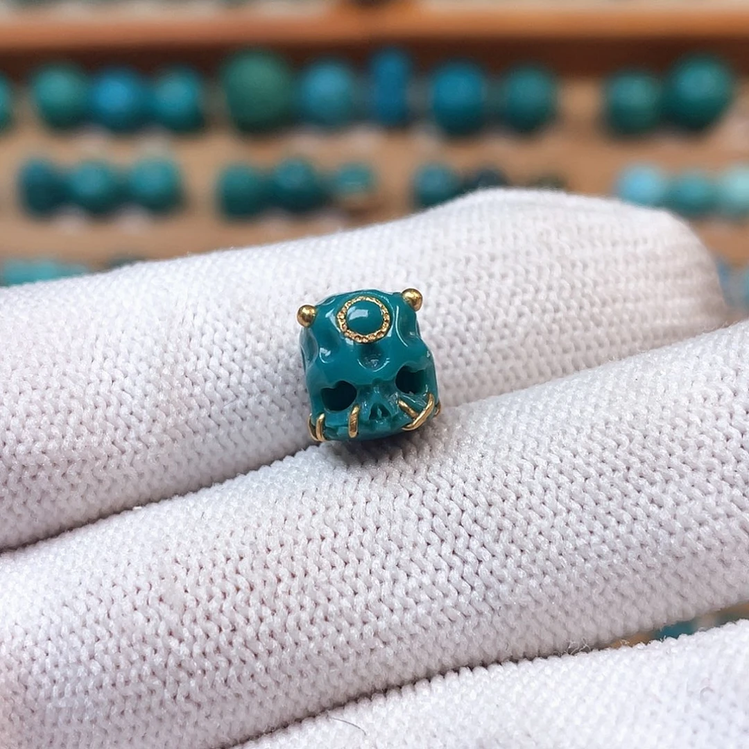 绿松石配饰未镶嵌脚****o