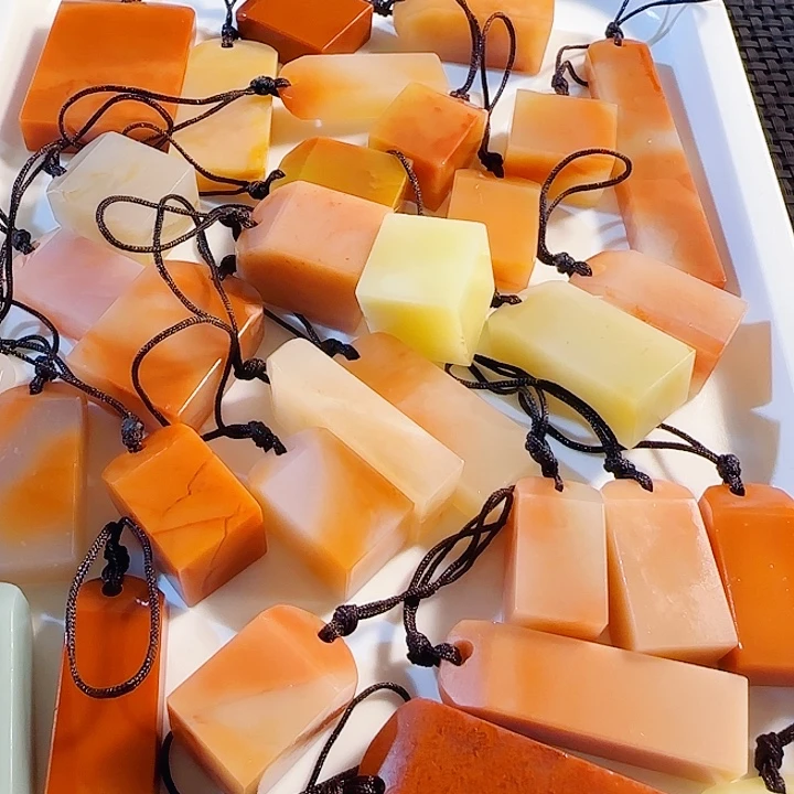 抱***刻青田石印石老挝石小精品33个