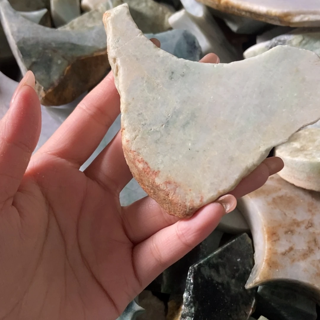 翡翠未镶嵌挂件天然翡翠