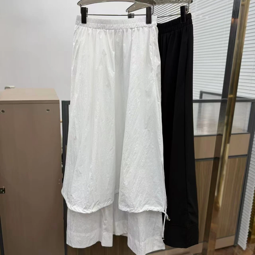 69932两侧抽绳裤裙 (裤长100公分)